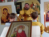 В храме посёлка Кадамовский отметили престольный праздник в День Крещения Руси