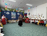 В казачьем детском саду станицы Манычская прошёл пасхальный утренник