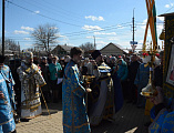 В престольный день Преосвященнейший епископ Симон совершил Божественную литургию в храме Державной иконы Божией Матери города Донецка