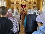 В ст. Обливской освятили храм в честь святого великомученика Георгия Победоносца
