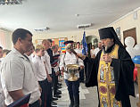 В Миллеровском техникуме прошла торжественная линейка, посвящённая Дню знаний.   
