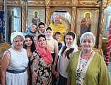 Соборное богослужение в Донском храме Новошахтинска с участием духовенства и казачества