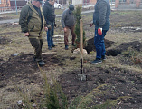 На приходе храма святого Равноапостольного князя Владимира облагораживается прихрамовая территория