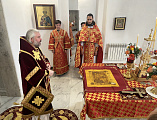 В престольный день Преосвященнейший епископ Симон совершил Божественную литургию в храме великомученика Пантелеимона города Миллерово
