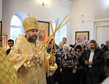 Преосвященнейший епископ Симон возглавил воскресную Божественную литургию в храме Святой Троицы города Каменск-Шахтинский