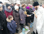 В Свято-Андреевском храме г. Миллерово молитвенно отметили Крещение Господне