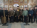 Казачий круг казаков станицы Мало-Несветаевской в Донском храме города Новошахтинска