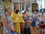 Ежегодная благотворительная акция «Поможем собрать детей в школу» прошла в храме Архангела Михаила п. Каменоломни