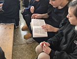 В школе хутора Малотокмацкий прошёл урок, посвящённый первой печатной книге на Руси