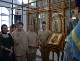 Встреча в День православной молодежи в Донском храме Новошахтинска