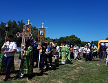 В день Святого Духа прихожане Свято-Духовского храма х. Грачев отметили престольный праздник