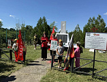 В хуторе Усьман прошёл митинг в День памяти и скорби