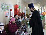 Благочинный приходов Кашарского округа иерей Георгий Грошев совершил освящение Социально-реабилитационного отделения с. Первомайское