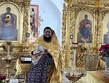 В храме великомученика Георгия Победоносца совершена служба древним чином