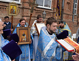 Соборное богослужение в день памяти иконы Богородицы Спорительница хлебов состоялось в храме святителя Тихона Задонского станицы Кривянской
