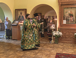 Накануне дня памяти блаженной Ксении Петербургской Преосвященнейший епископ Симон совершил всенощное бдение