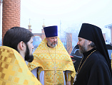 Преосвященнейший епископ Симон возглавил воскресную Божественную литургию в храме Святой Троицы города Каменск-Шахтинский