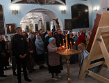 Торжественная встреча Донской иконы Божией Матери в храме Архангела Михаила станицы Вёшенской