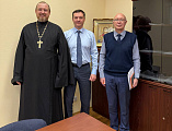 Встреча руководителя епархиального отдела по взаимодействию с казачеством с руководством областного департамента