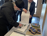 Преосвященнейший епископ Симон посетил новопостроенный храм в честь Веры, Надежды, Любови и матери их Софии в станице Багаевской