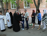 Первые пасхальные приношения епископ Симон освятил в филиале Донского государственного технического университета г. Шахты