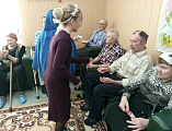 В доме престарелых посёлка Садовый прошёл концерт «Радость пасхальных встреч»