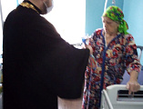 Протоиерей Роман Мясников посетил дом престарелых пос. Садовый и хоспис хут. Красный