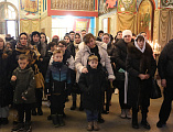 Великая Рождественская вечерня продолжила светлый праздник в Покровском кафедральном соборе города Шахты
