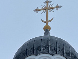 Преосвященнейший епископ Симон в престольный день совершил Божественную литургию на архиерейском подворье в честь образа Божией Матери «Взыскание погибших» в поселке Сидорово-Кадамовский