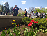 Протоиерей Сергий Яценко принял участие в митинге, посвященном Дню памяти участников ликвидации последствий радиационных аварий и катастроф