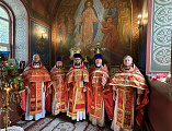 Соборное богослужение состоялось в Никольском храме станицы Багаевской 