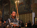 В понедельник первой седмицы Великого поста епископ Шахтинский и Миллеровский Симон совершил великое повечерие с чтением Великого канона преподобного Андрея Критского в кафедральном соборе Шахтинской епархии
