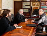 Епископ Симон обсудил с председателем Общественной палаты города Шахты А.В. Скориковым взаимодействие на благо горожан