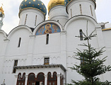 В Свято-Троицкой Сергиевой Лавре Преосвященнейший епископ Симон совершил молебное пение в храме Святой Троицы у мощей преподобного Сергия Радонежского
