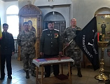 Традиционная встреча и приведение к присяге казаков станицы Мало-Несветаевской