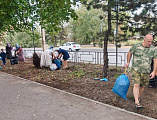 В Свято-Покровском храме города Шахты состоялся субботник и молебен о сохранении творения Божия