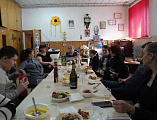 Настоятель храма Почаевской иконы Божией Матери г. Каменск-Шахтинский протоиерей Вячеслав Лавлинский встретился со всероссийским обществом инвалидов г. Каменск-Шахтинский