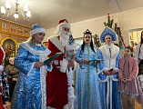В Никольском храме слободы Кашары торжественно и тепло встретили праздник – Рождество Господа нашего Иисуса Христа