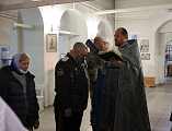 В праздник Покрова Пресвятой Богородицы казаки станицы Мало-Несветаевской посетили храм Донской иконы Богородицы г. Новошахтинска