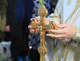Преосвященнейший епископ Симон, духовенство Покровского собора и тысячи верующих молитвенно отметили праздник Крещения Господня в главном храме Шахтинской епархии
