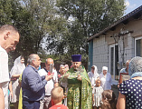 В день памяти преподобного Серафима Саровского храм в поселке Отрадный Багаевского района отметил престольный праздник