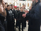 Учащиеся гимназии №10 посетили Покровский кафедральный собор на Светлой седмице