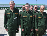 Иерей Сергий Липень поздравил военнослужащих 163 танкового полка с праздником Светлого Христова Воскресения