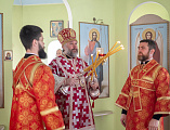 Преосвященнейший епископ Симон с архипастырским визитом посетил приход Иосифа Обручника города Шахты