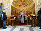 В храме святых мученицы Веры, Надежны, Любови и Софии при предприятии ООО «Гранит» совершен молебен на открытие нового рабочего сезона