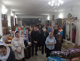 Праздник Покрова Богородицы молитвенно отметили в храме великомученика и целителя Пантелеимона г. Гуково