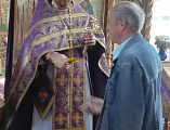 В Донском храме г. Новошахтинска поздравили прихожан, достигших «возраста духовной мудрости»