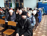 Иеромонах Арсений (Алимов) принял участие в собрании, посвященном отчету главы администрации пос. Горный