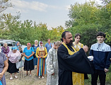 Крестный ход и водосвятный молебен в селе Первомайское