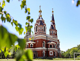 Председатель Финансово-хозяйственного управления Московской Патриархии митрополит Игнатий и Правящий архиерей Шахтинской епархии Преосвященнейший епископ Симон обсудили вопросы восстановления храма святой мученицы Параскевы в станице Манычской